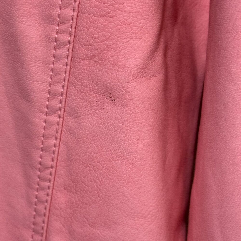 Pink Alfani vegetarian leather jacket, NWT, size: L - Picture 8 of 8